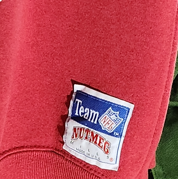 VINTAGE 91' NUTMEG WASHINGTON REDSKINS GRAPIC SWEATER - Picture 3 of 3